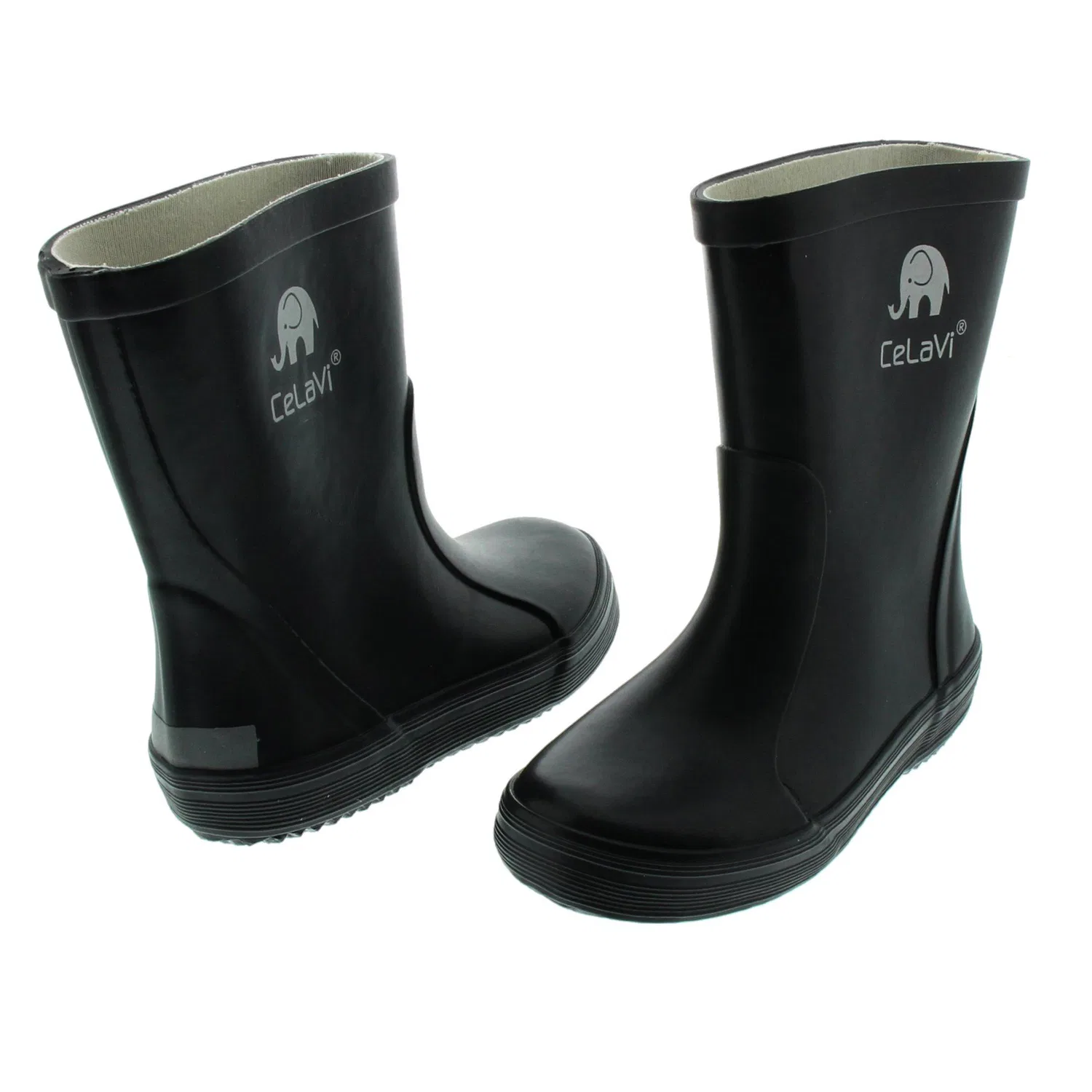 картинка Детские резиновые сапоги Basic Wellies Celavi, Black Black 001 от магазина Одежда+