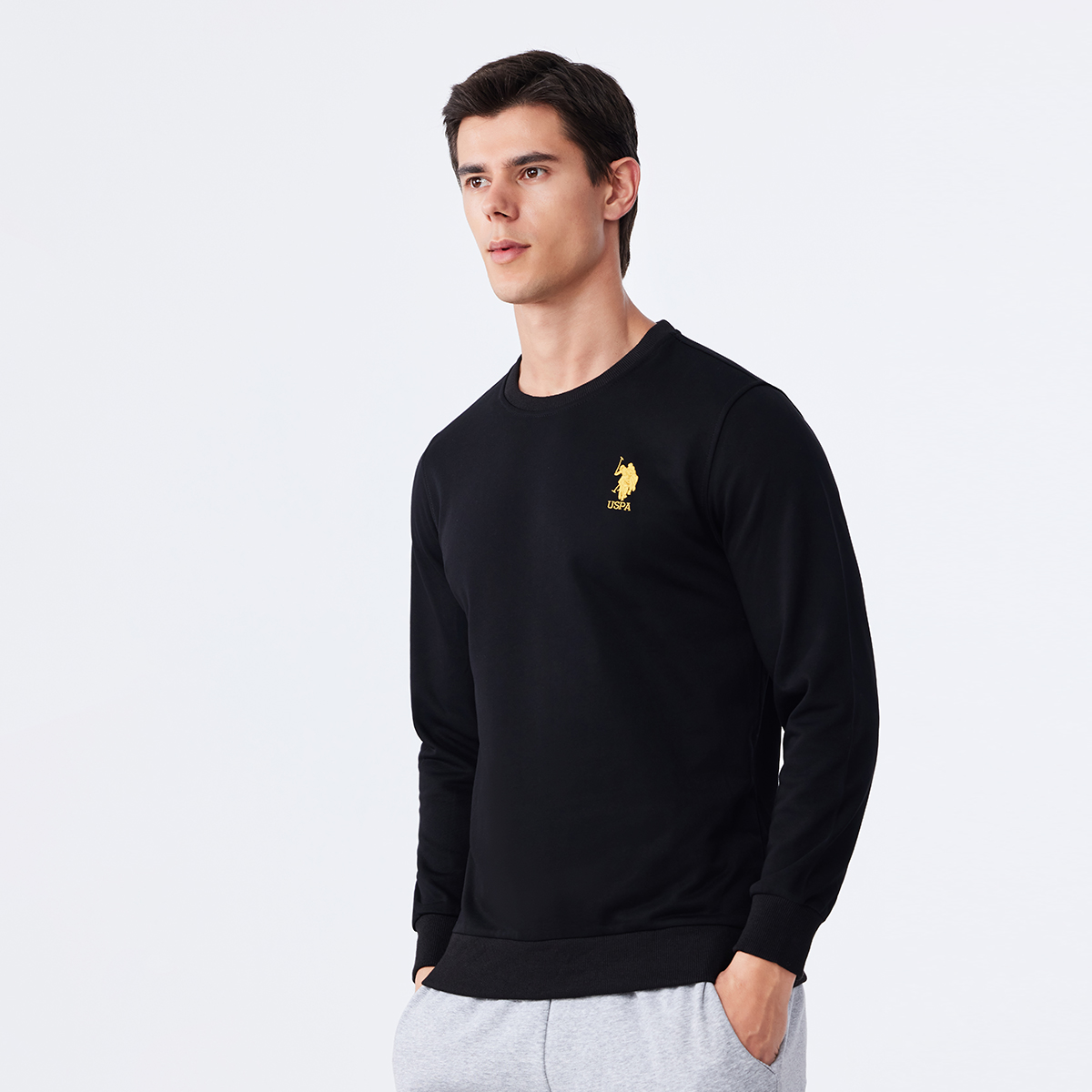 картинка Свитер мужской U.S. POLO ASSN., темно-синий от магазина Одежда+