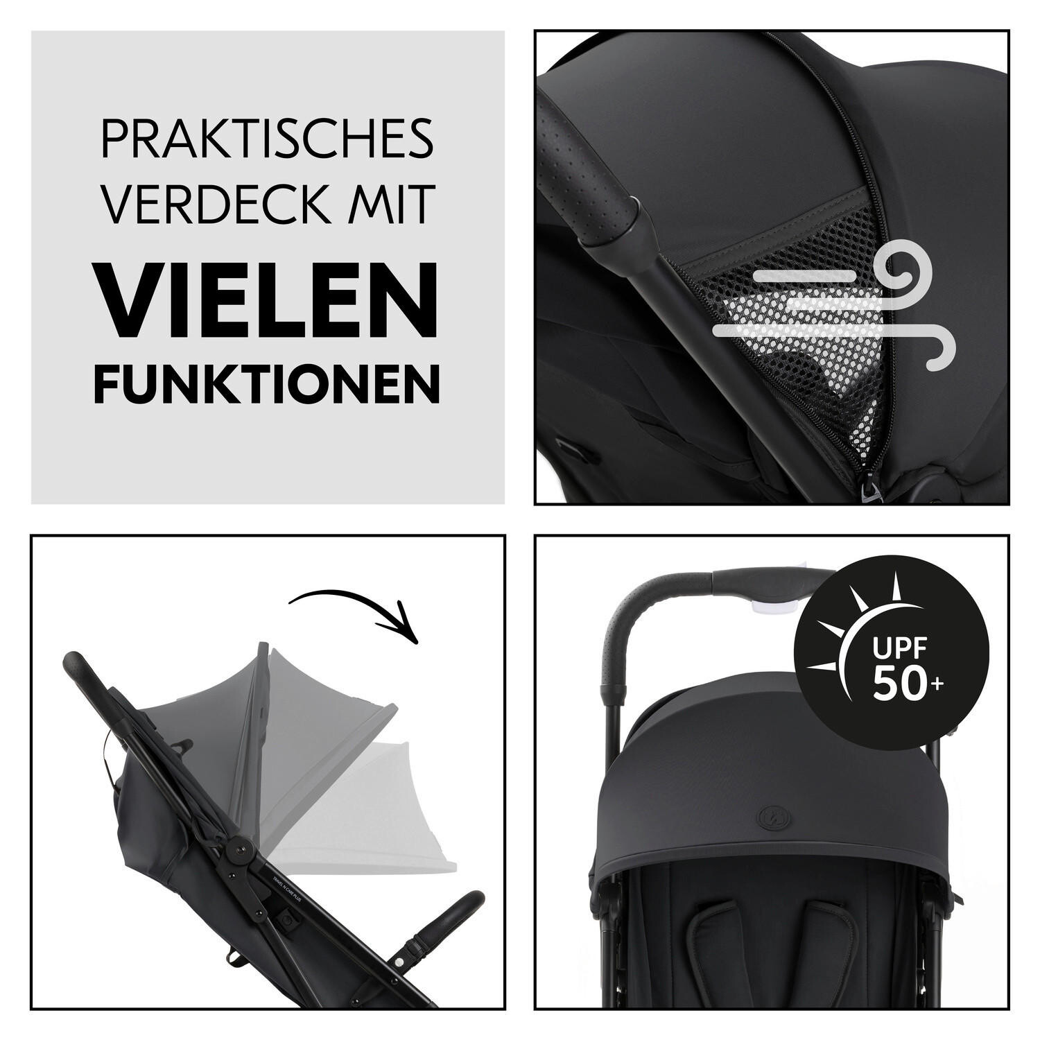 картинка Buggy travel n care plus Hauck, черный от магазина Одежда+