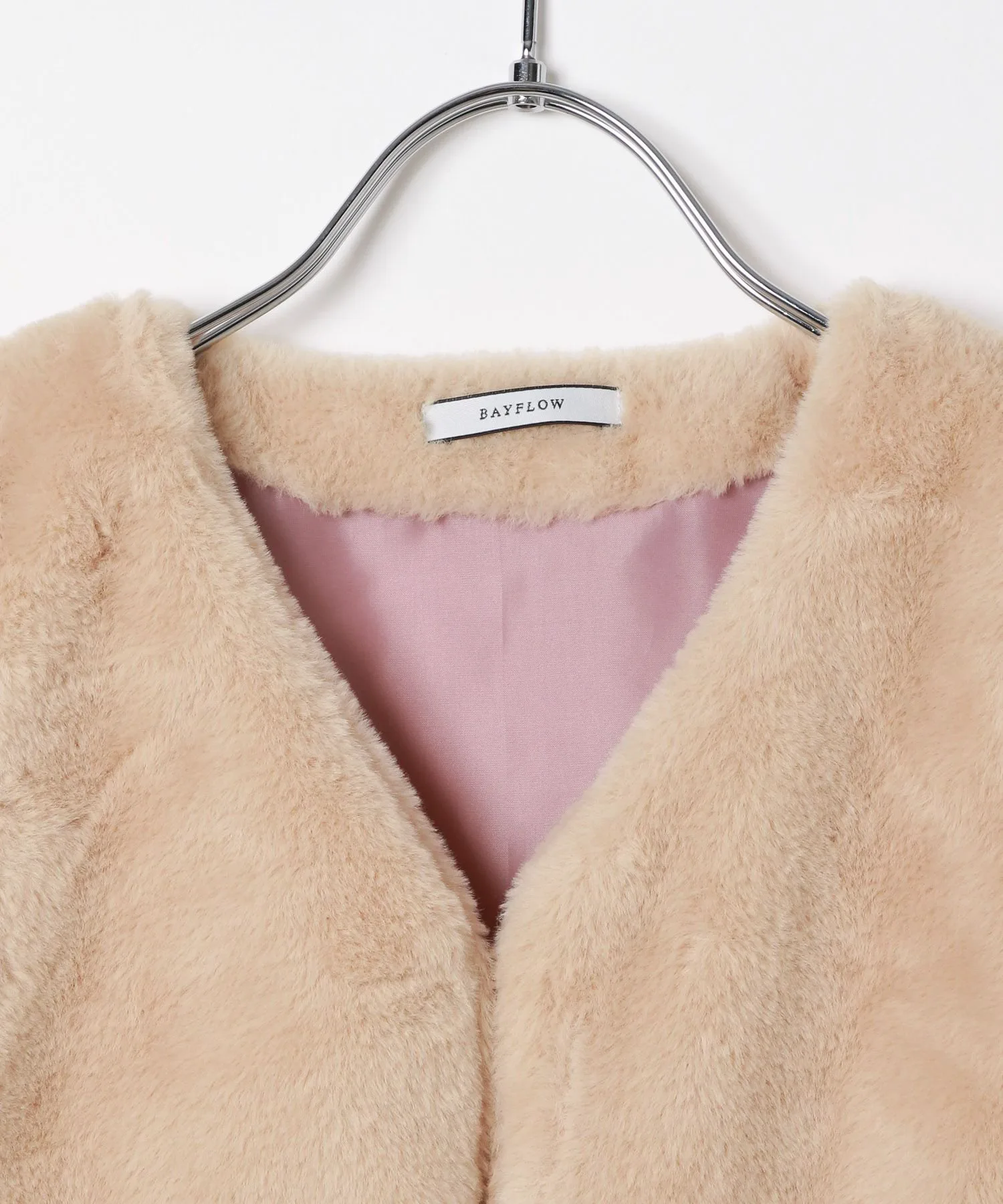картинка Меховой жилет Детский Bayflow, Beige 55 от магазина Одежда+