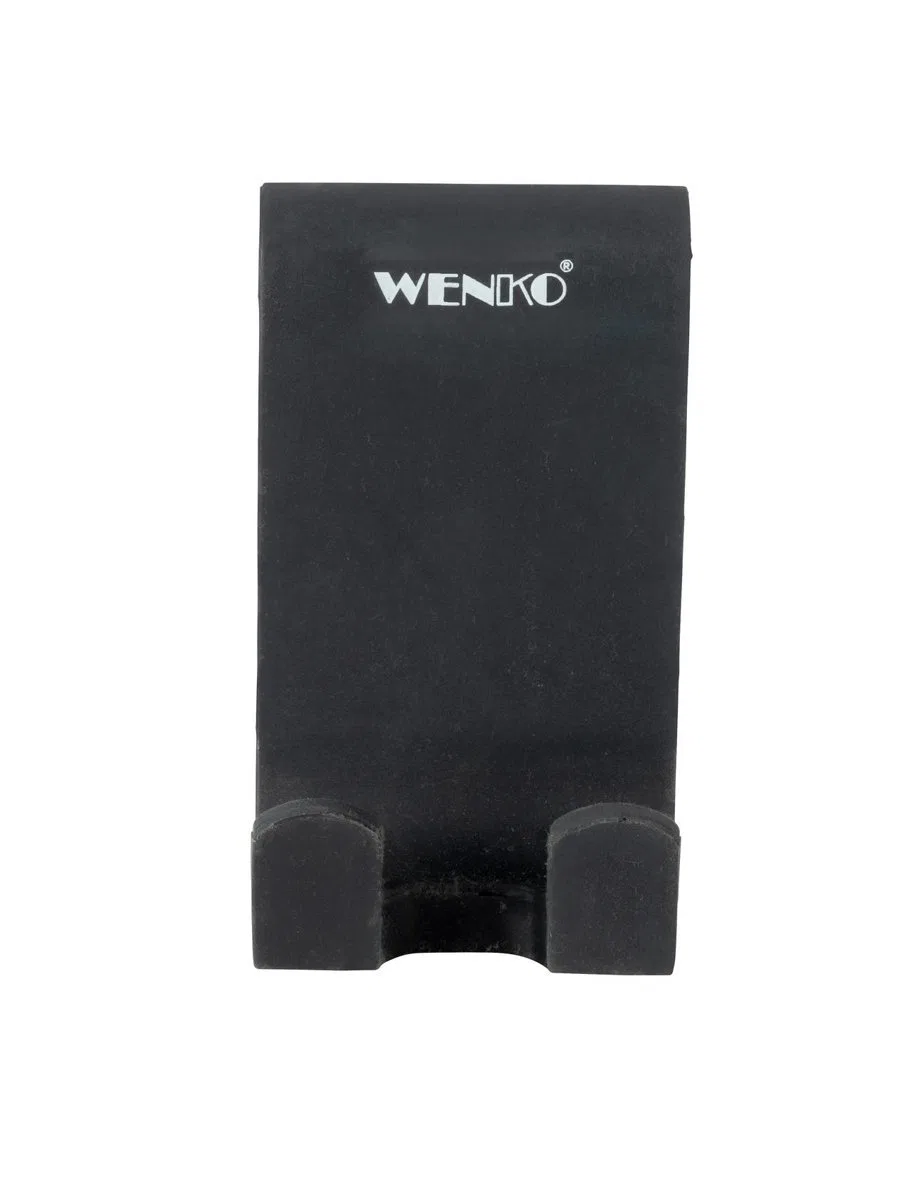 картинка Крючок для душа Верна Duo Wenko, Черный от магазина Одежда+