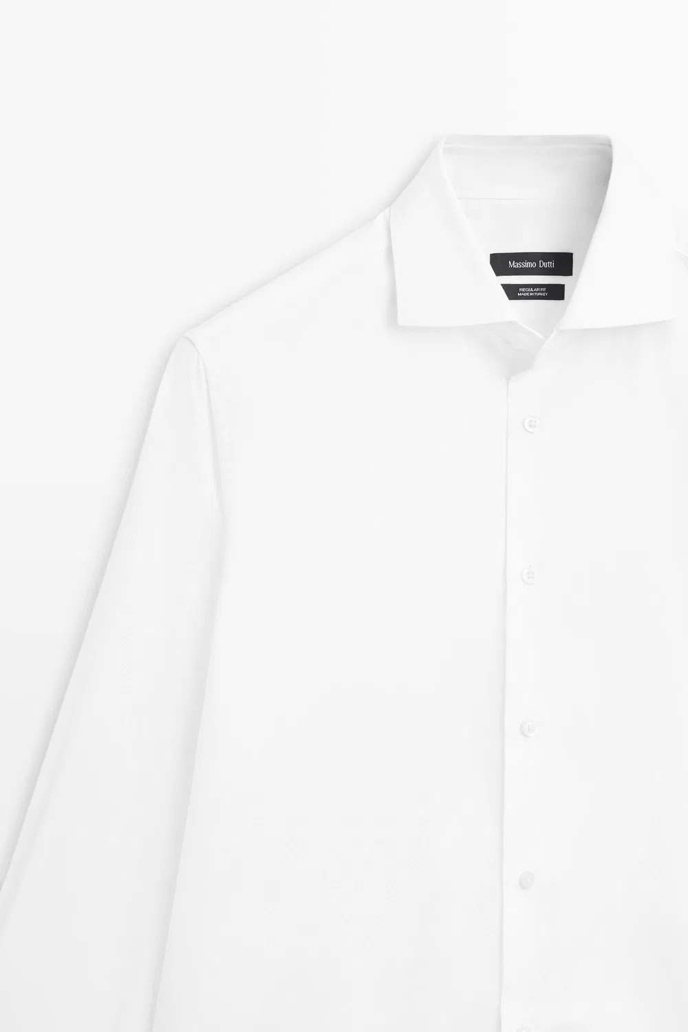 картинка Рубашка Massimo Dutti 100% Cotton Regular Fit, белый от магазина Одежда+