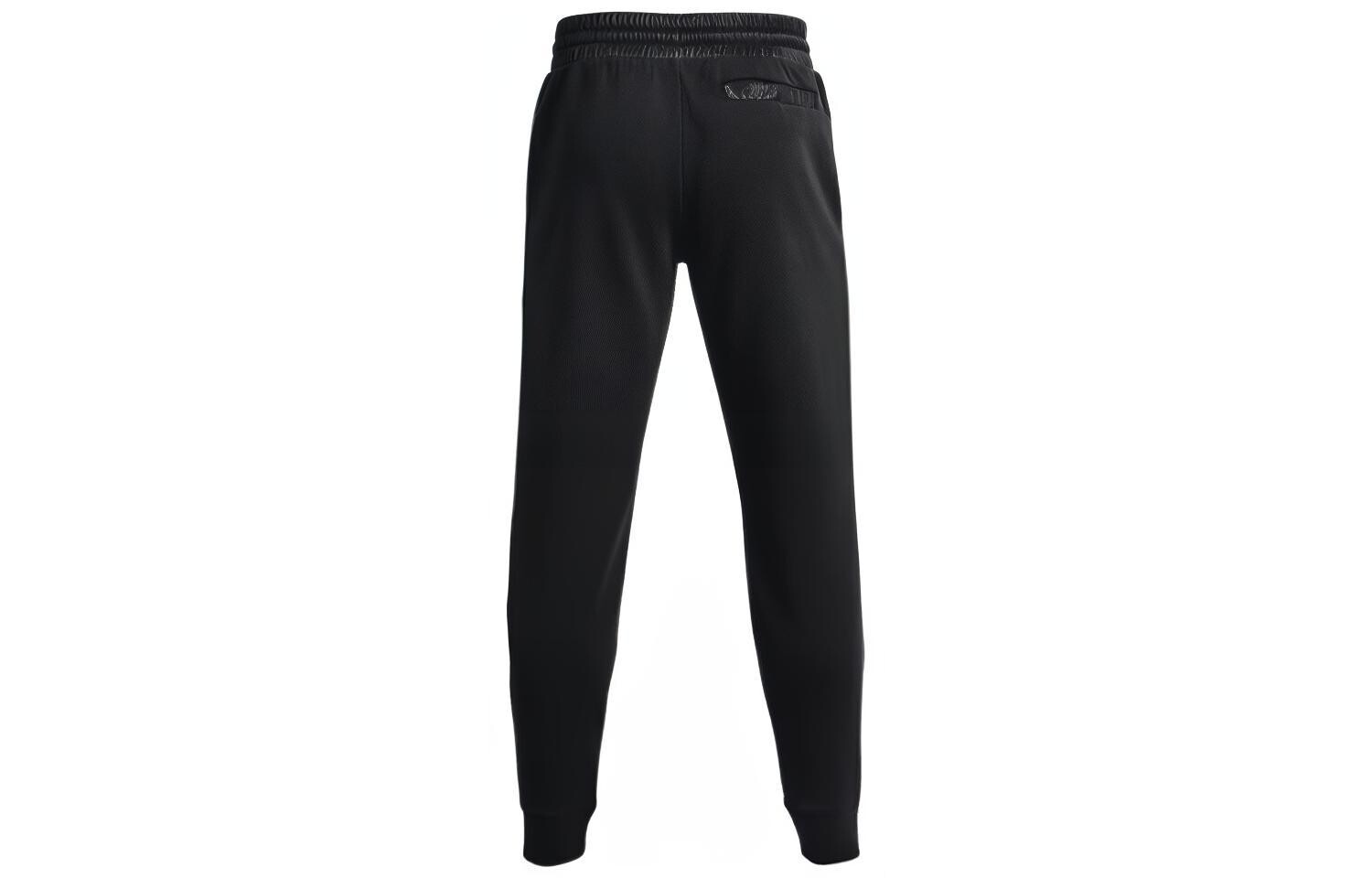 картинка Мужские трикотажные спортивные штаны Under Armour, цвет Black от магазина Одежда+