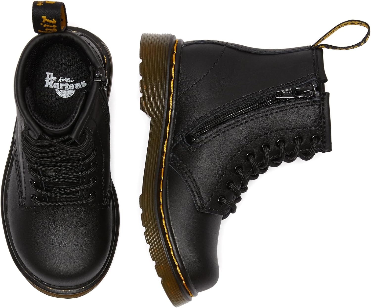 картинка Ботинки Dr. Martens 1460 унисекс для малышей, черные от магазина Одежда+