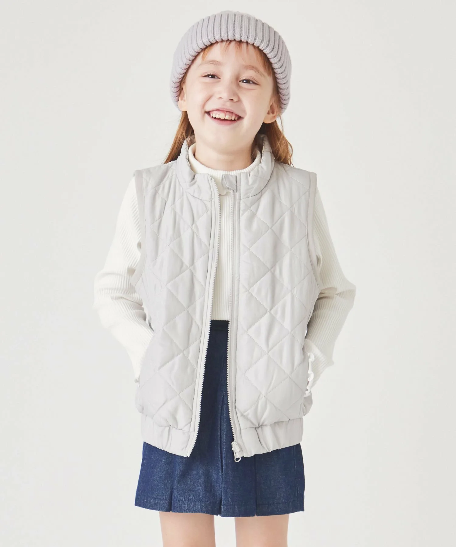 картинка Двусторонний жилет Ever Closet, ivory от магазина Одежда+