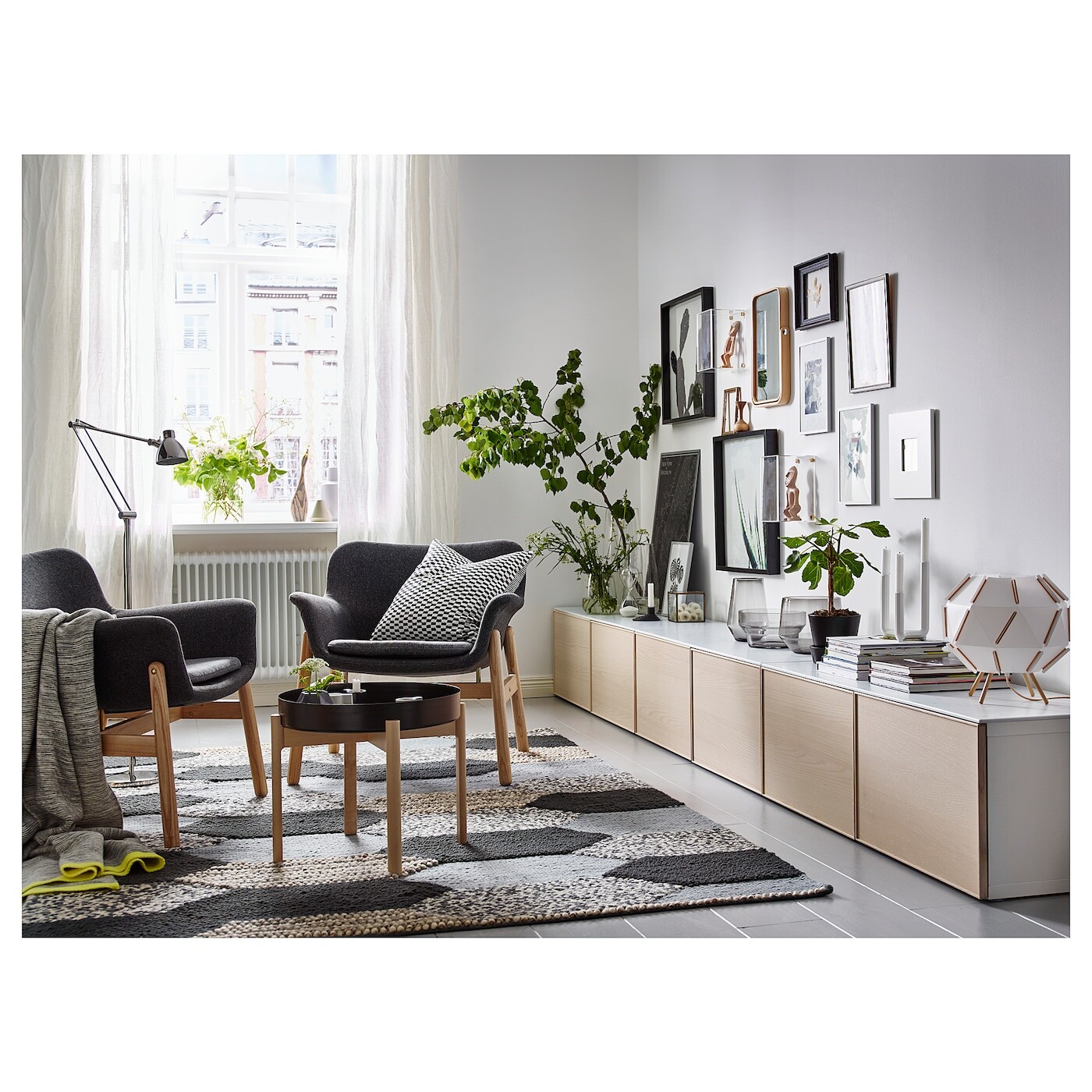 картинка Кресло IKEA VEDBO, Gunnared темно-серый от магазина Одежда+