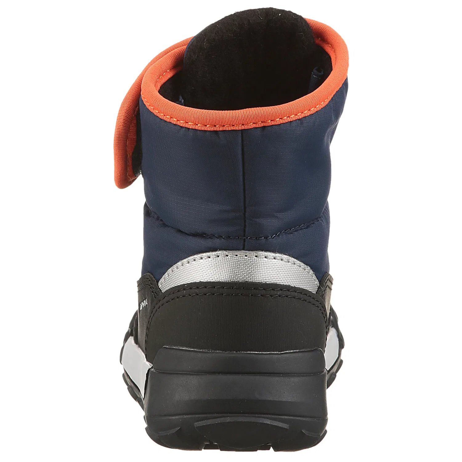 картинка Детские утепленные дутики с Warmfutter Geox, Navy/Orange от магазина Одежда+