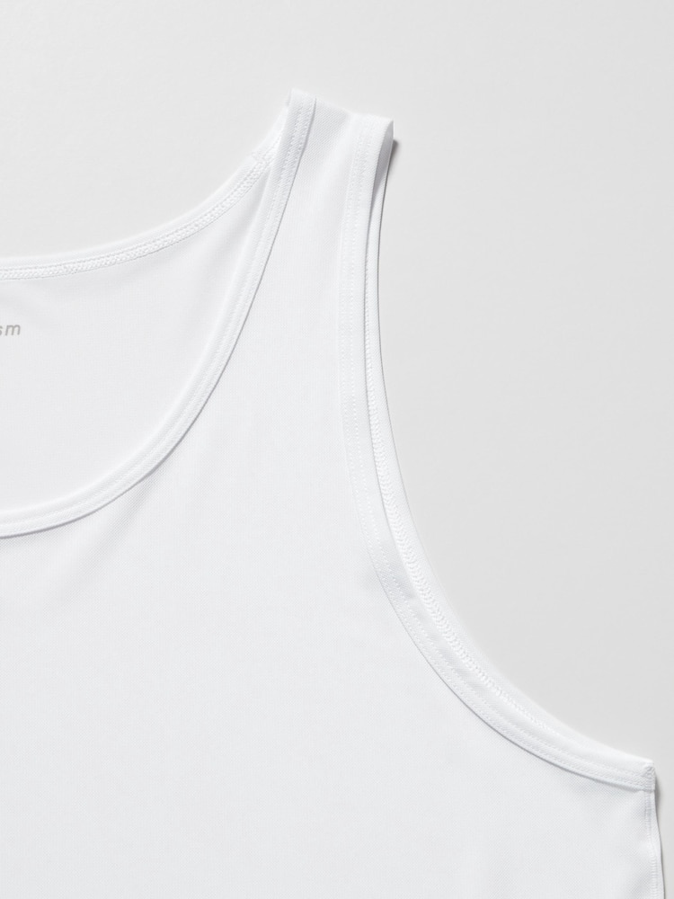 картинка Сетчатая майка airism Uniqlo, черный от магазина Одежда+