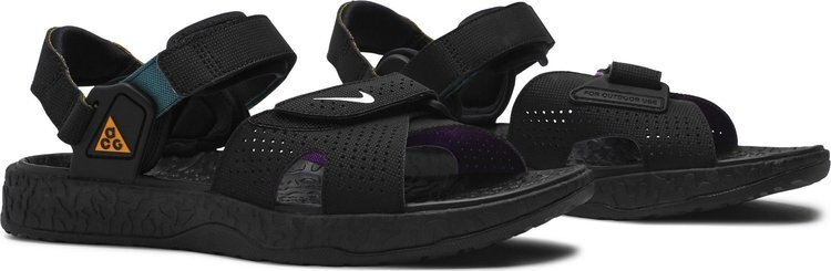 картинка Сандалии Nike ACG Air Deschutz 'Black Vivid Purple', черный от магазина Одежда+