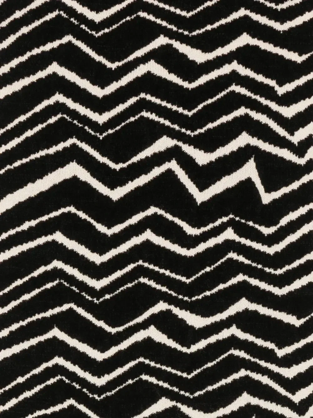 картинка Вязаный шарф в елочку Missoni Kids, черный от магазина Одежда+