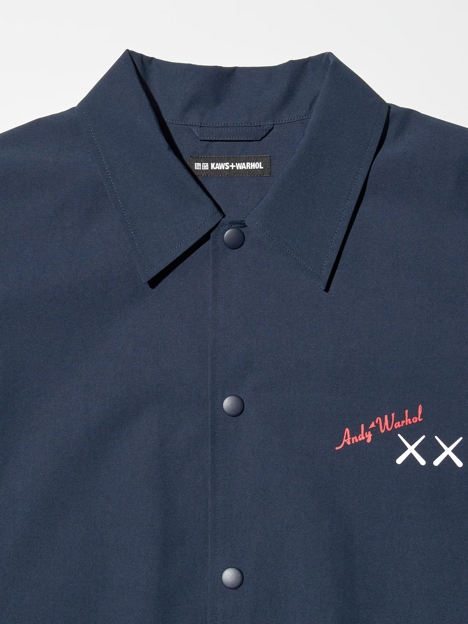 картинка Куртка Uniqlo KAWS + Warhol, унисекс, темно-синИЙ от магазина Одежда+