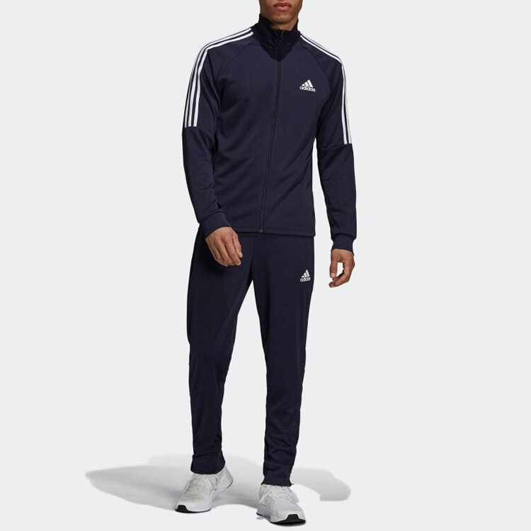 картинка Мужской повседневный спортивный комплект Adidas, темно-синий от магазина Одежда+
