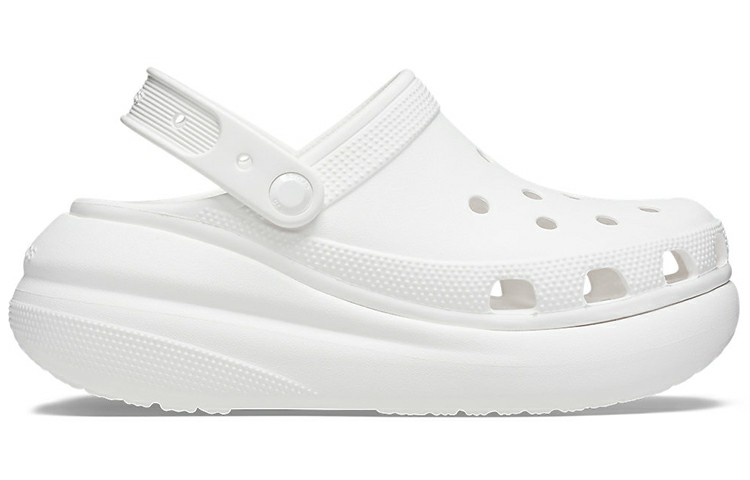 картинка Crocs Crush Clog унисекс, белые от магазина Одежда+