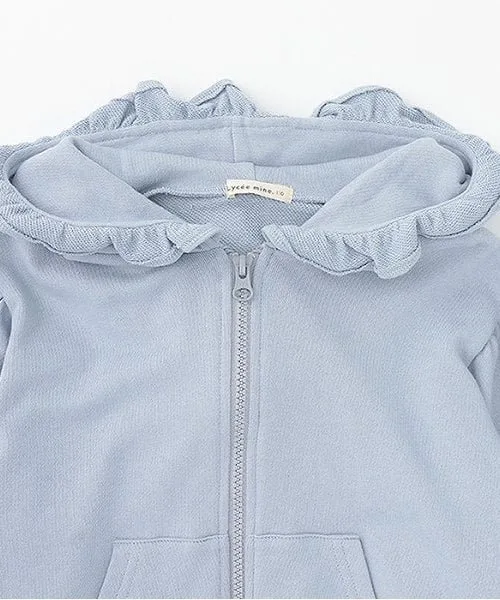 картинка Толстовка на молнии с отделкой лентами Lycee mine, Off white от магазина Одежда+