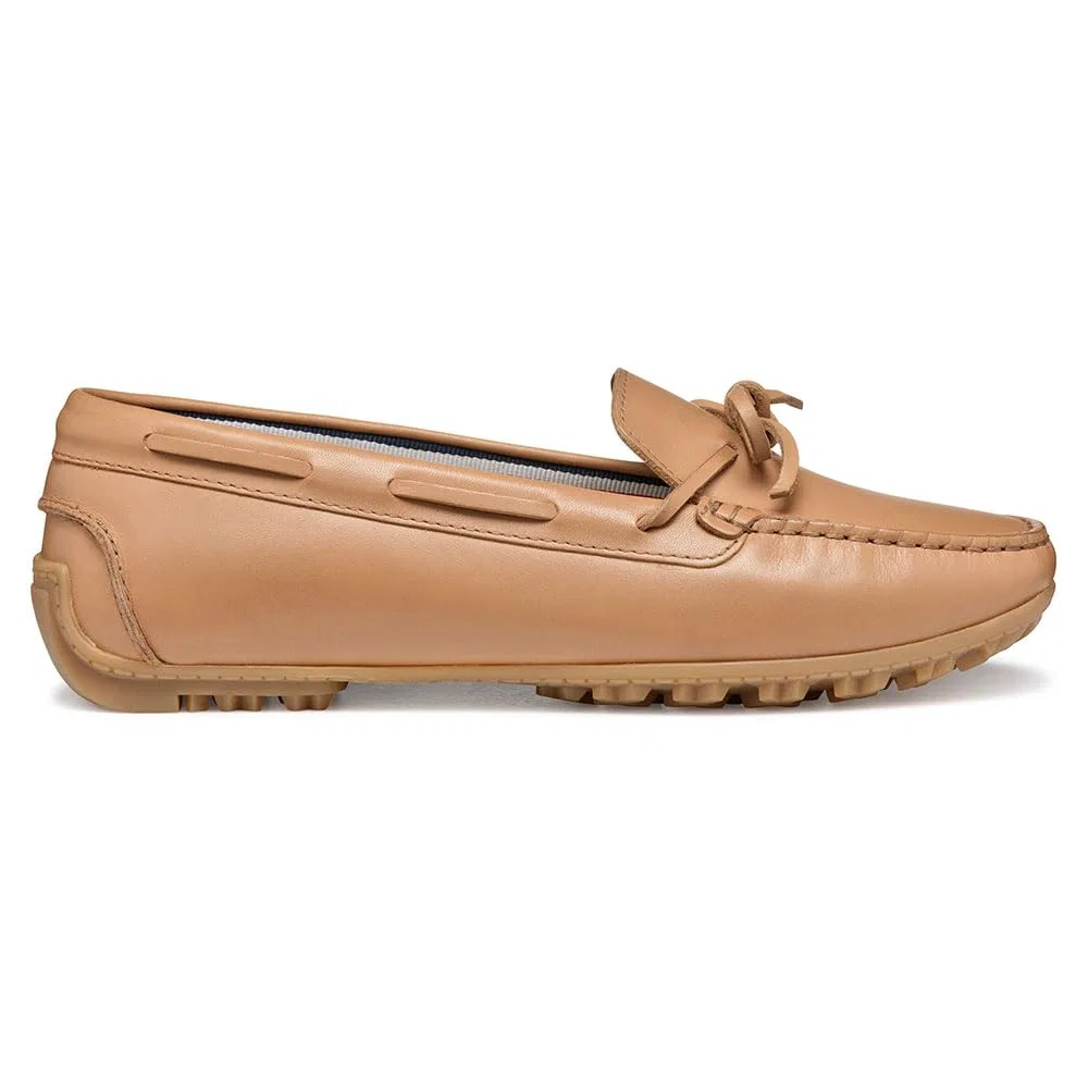 картинка Женские мокасины Penny Loafer D Kosmopolis + Grip Geox, Beige от магазина Одежда+