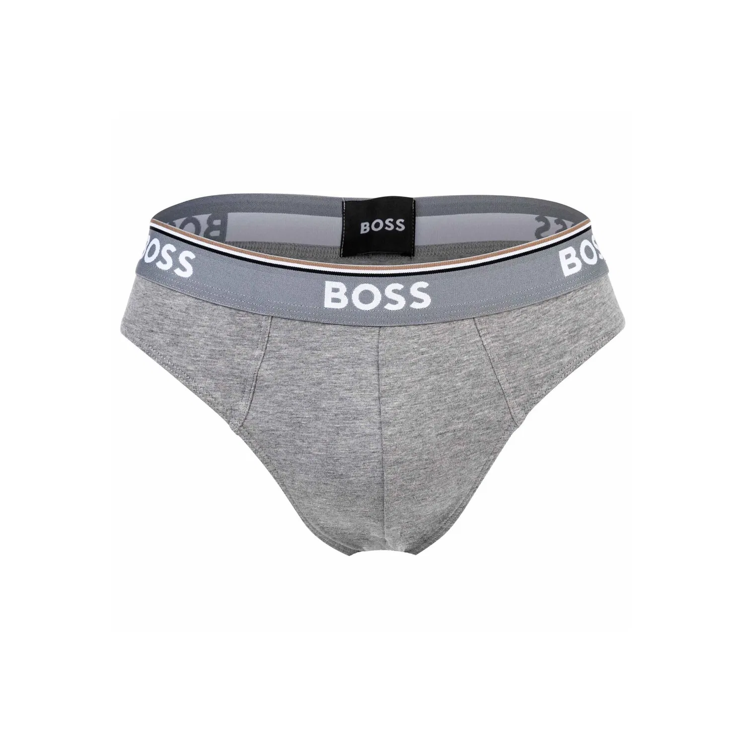картинка Мужские слипы из хлопка с эластаном BOSS, Gray от магазина Одежда+