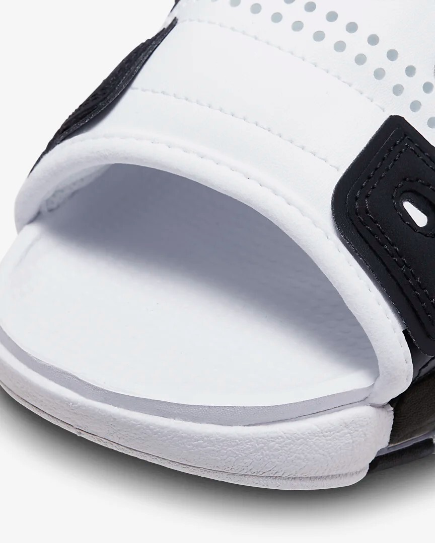 картинка Шлепанцы Nike Air More Uptempo Slide 'White Black Red' от магазина Одежда+