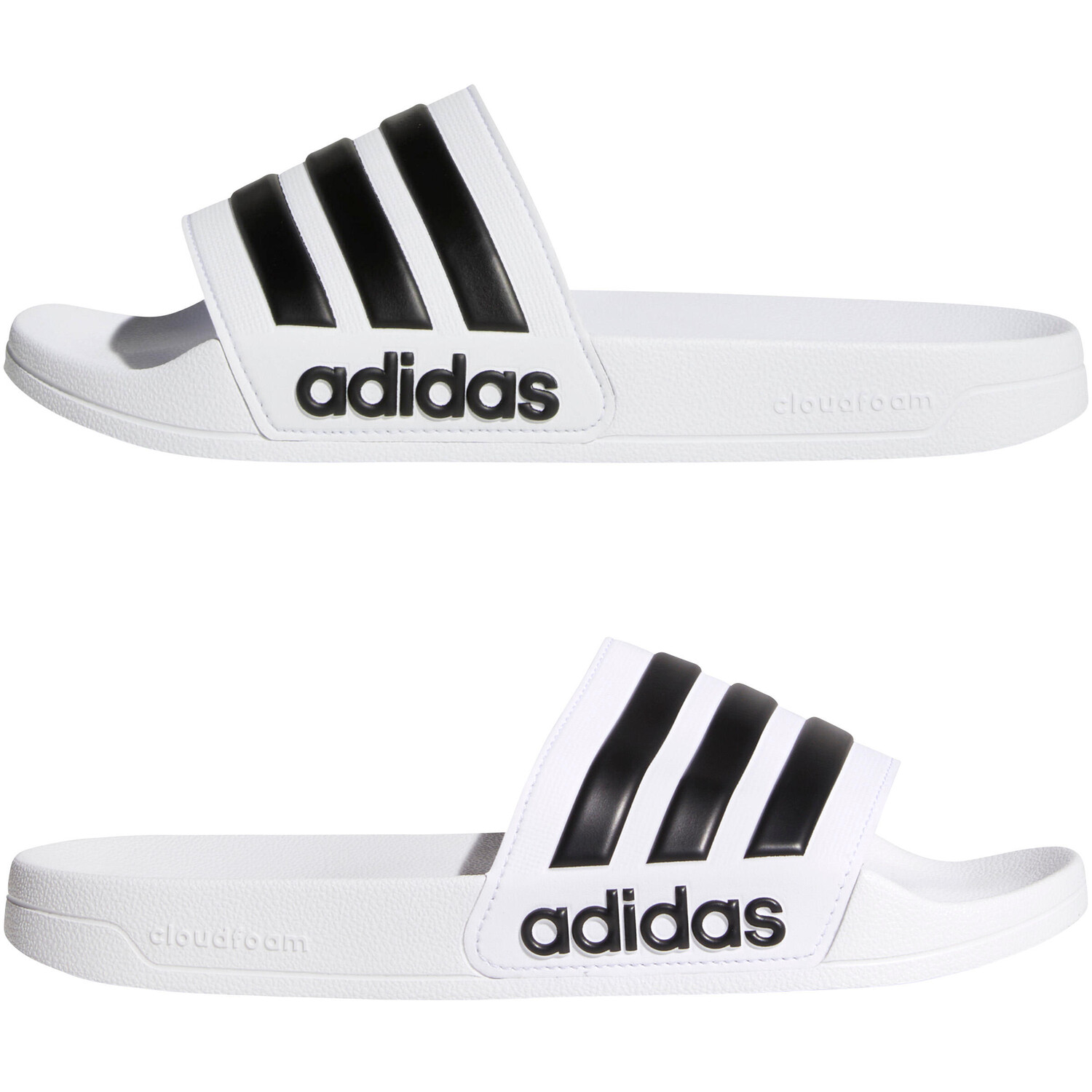картинка Шлепанцы Adidas Adilette, белый/черный от магазина Одежда+