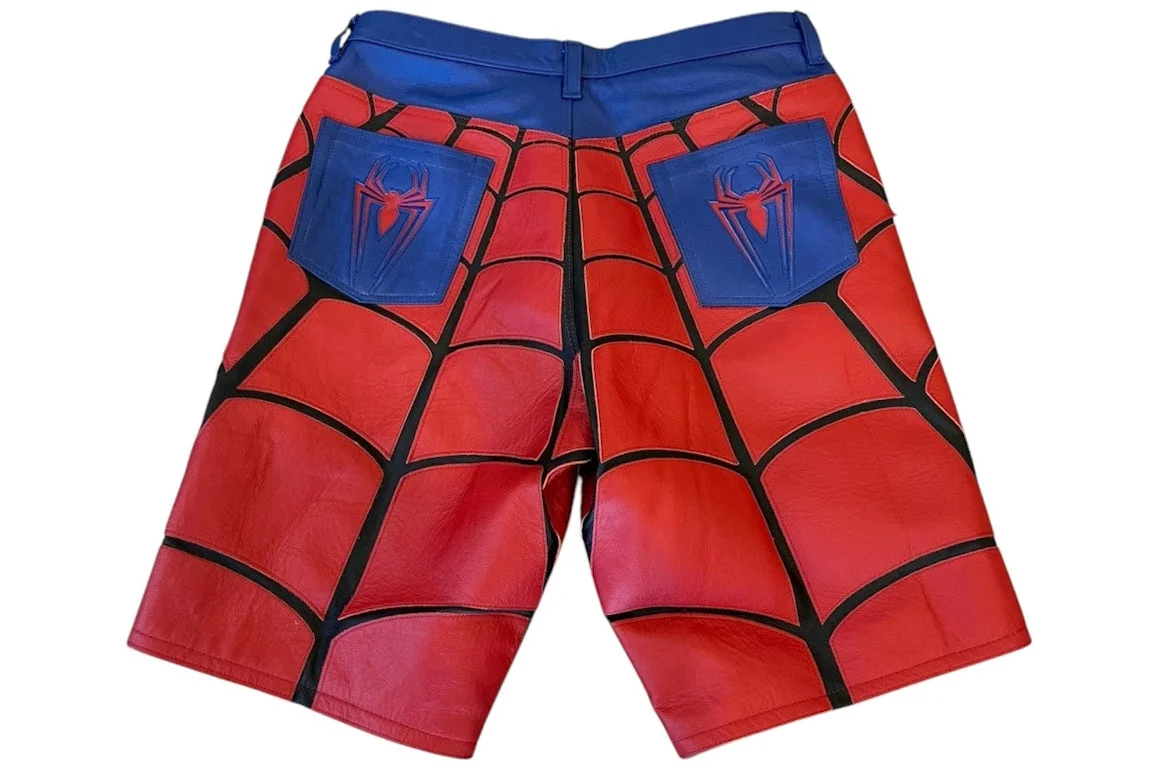 картинка Шорты Supreme Vanson Leathers Spider-Man, красный от магазина Одежда+