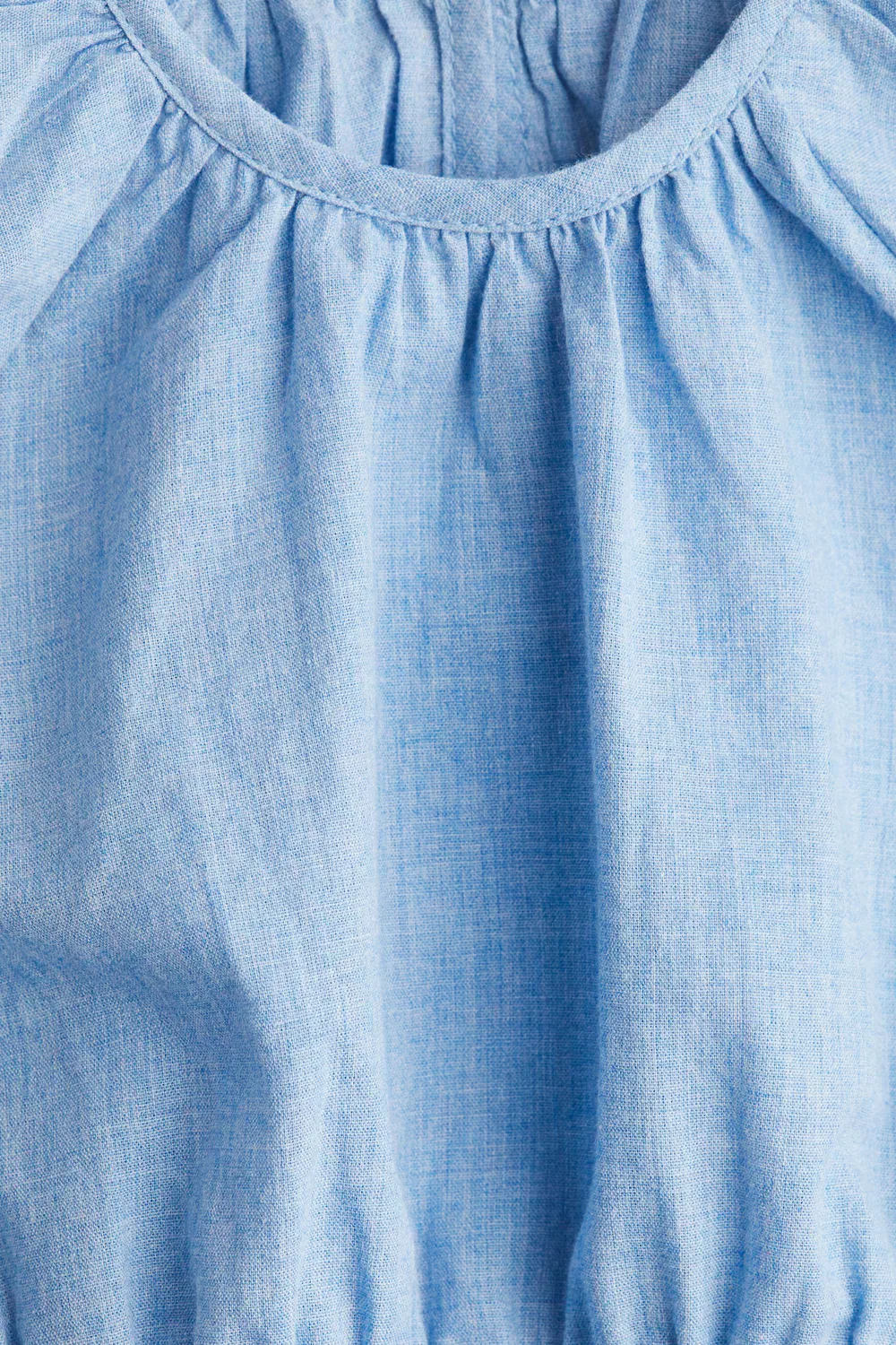 картинка Рубашка из хлопчатобумажной ткани H&M, Hellblau от магазина Одежда+