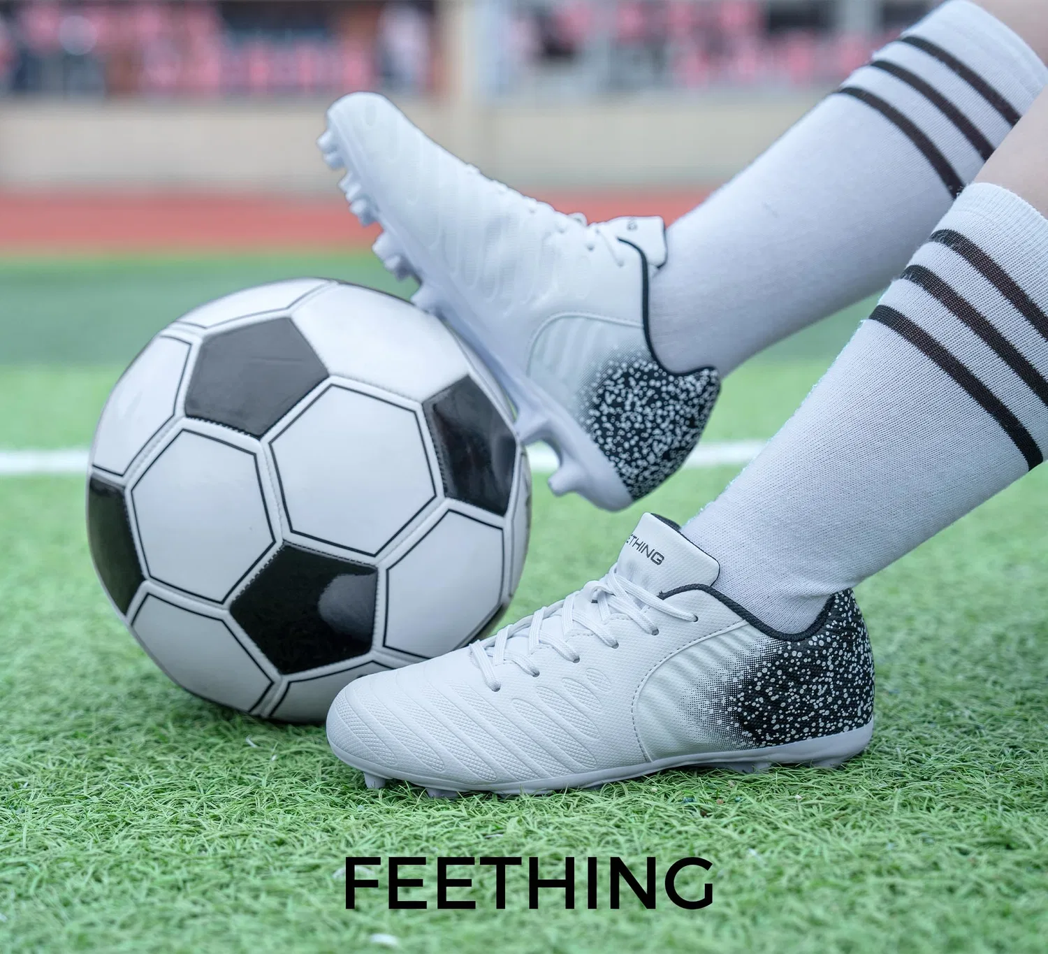 картинка Женские бутсы с блочным рисунком FEETHING 1580201a, Bianco от магазина Одежда+