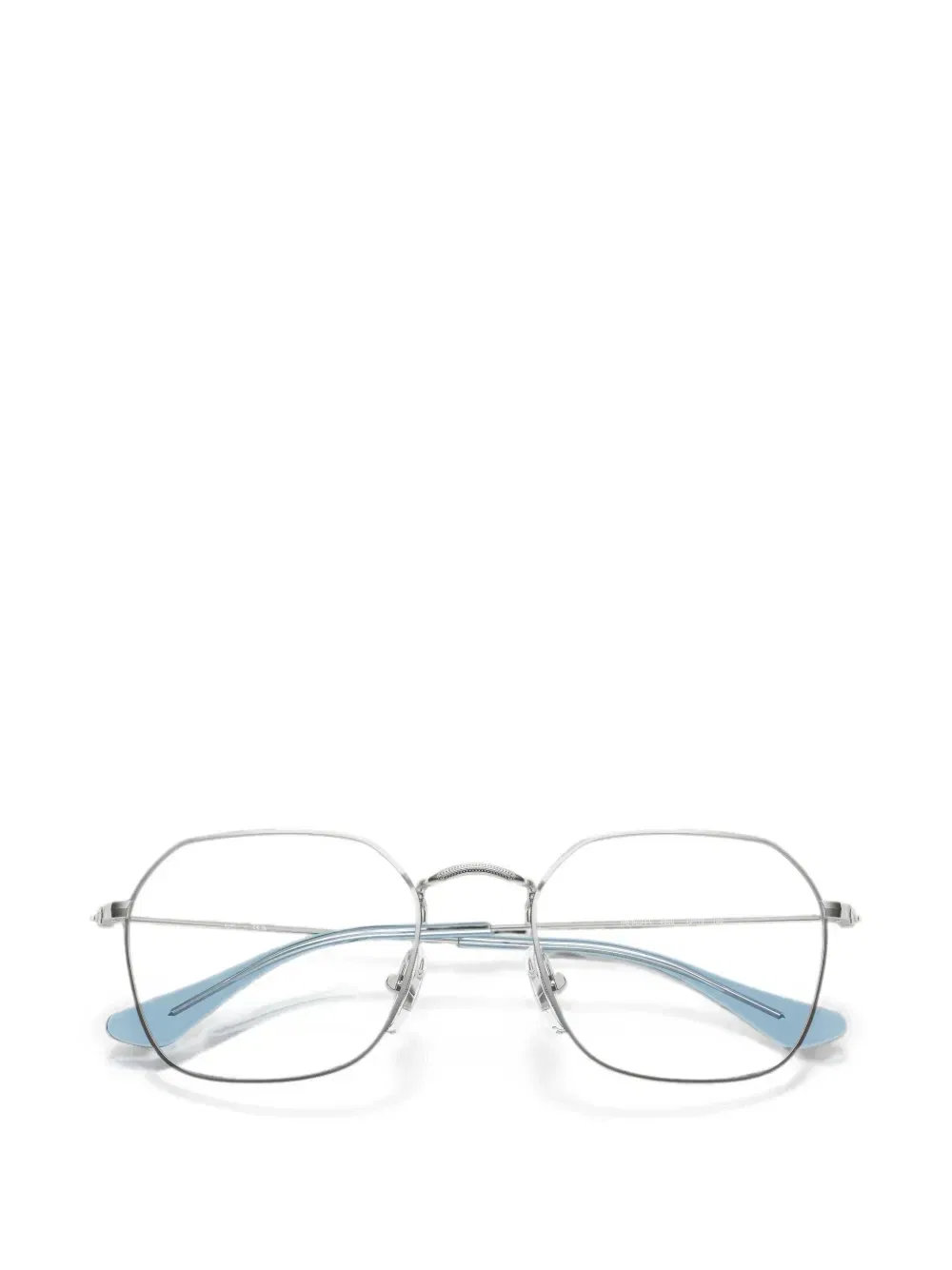 картинка Очки в геометрической оправе RAY-BAN JUNIOR, серебряный от магазина Одежда+