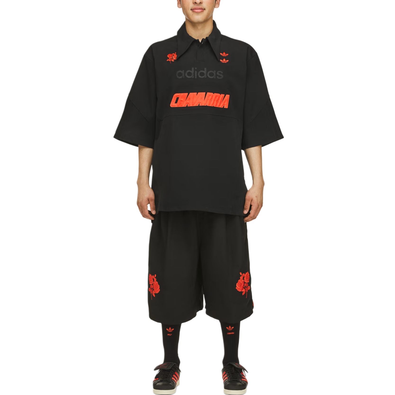 картинка Шорты Adidas Originals X Willy Chavarria Long, черный от магазина Одежда+