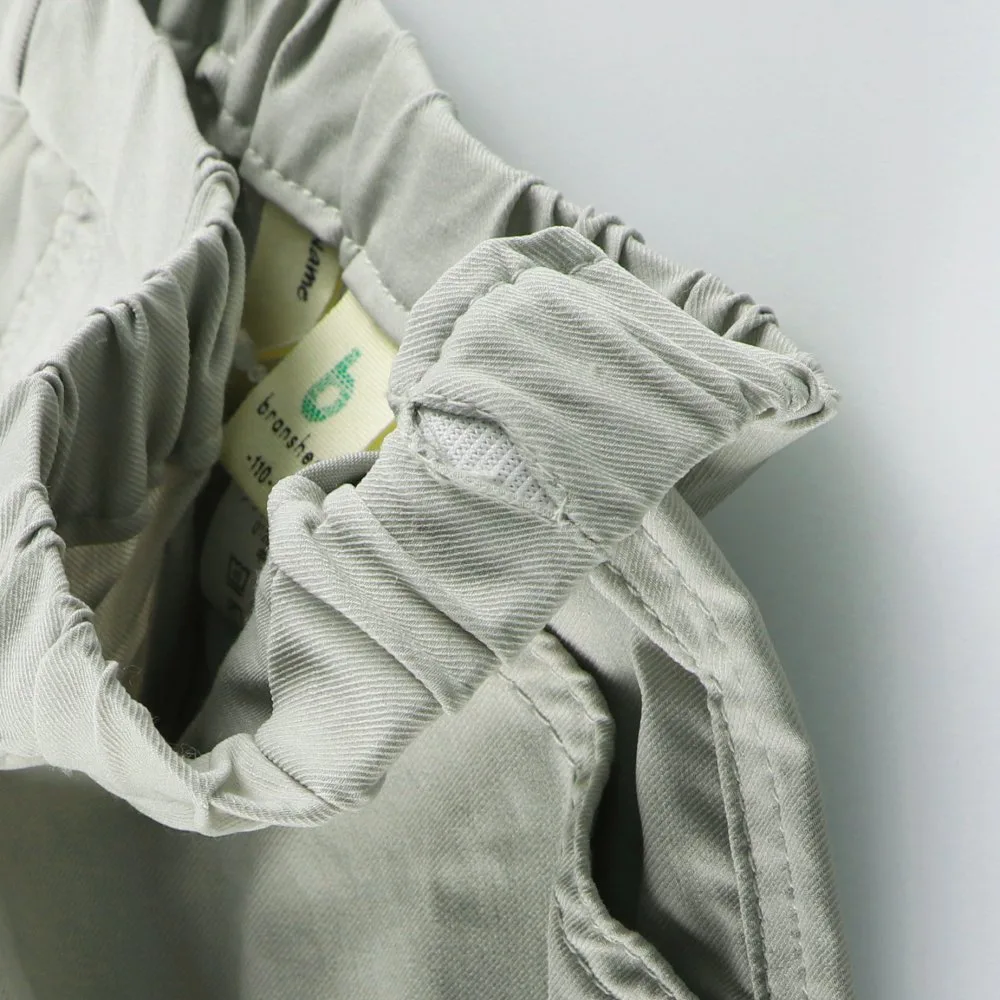 картинка Брюки-карго из эластичной саржи Branshes, Light gray от магазина Одежда+