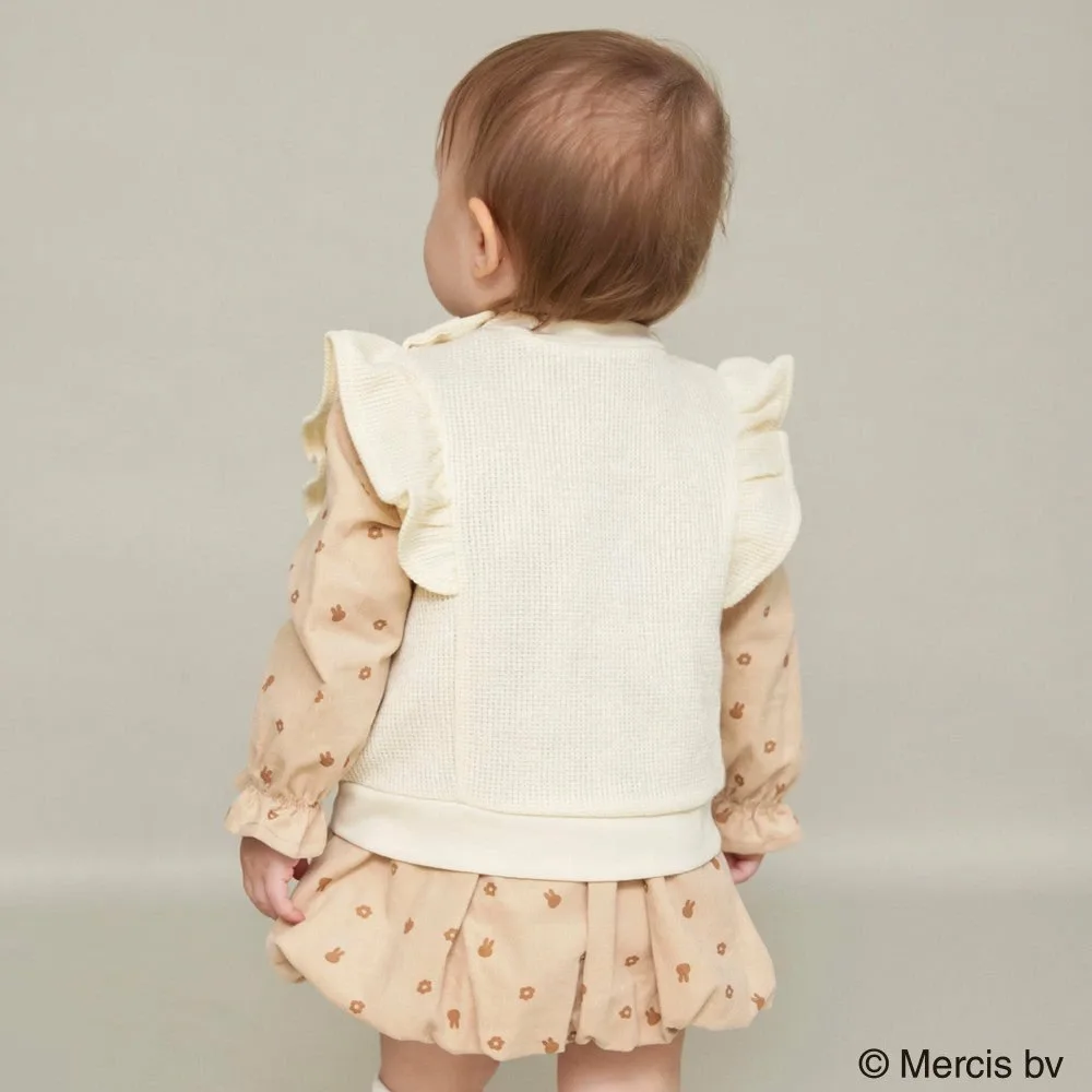 картинка Трикотажный жилет Miffy Branshes, ivory от магазина Одежда+