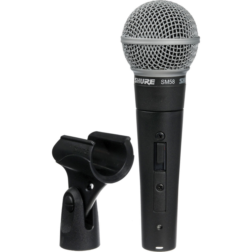 картинка Ручной микрофон Shure SM58S Microphone, Windscreen, and Cable Kit от магазина Одежда+