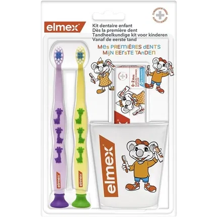 картинка Комплект для ухода за зубами Elmex, Blue & Yellow от магазина Одежда+