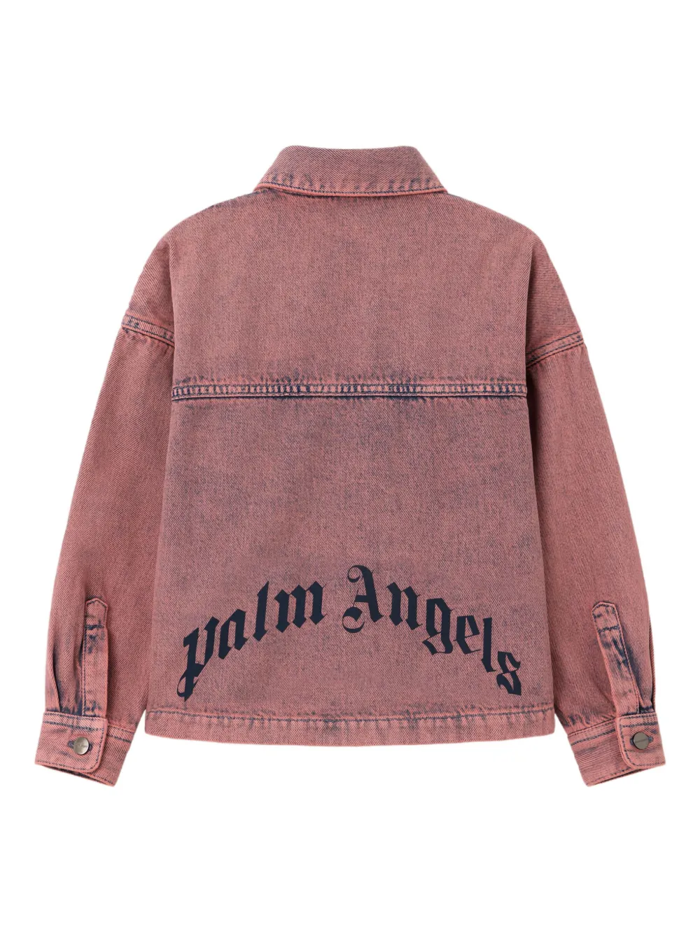 картинка Джинсовая рубашка Palm Angels Kids, розовый от магазина Одежда+