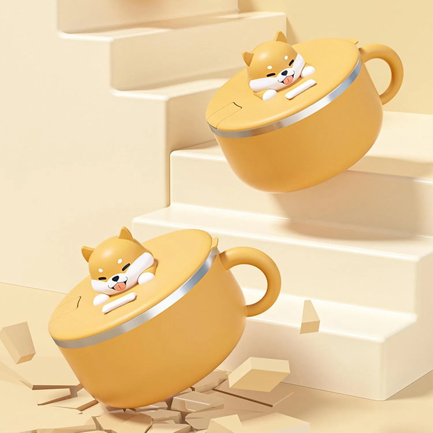 картинка Миска для пасты с крышкой, Shiba Inu от магазина Одежда+