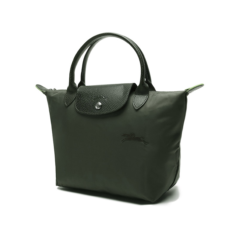 картинка Сумка-тоут Longchamp Le Pliage Green S, темный хаки от магазина Одежда+