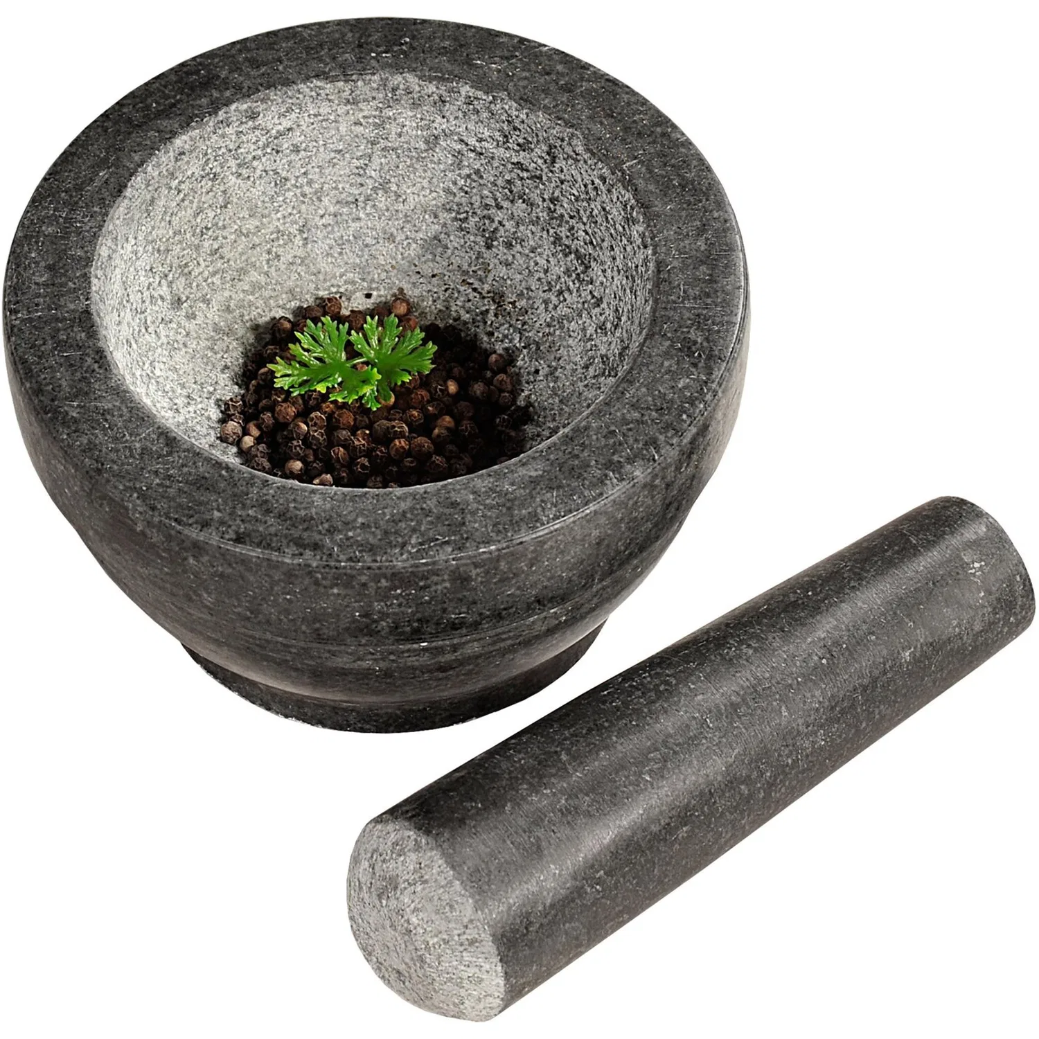 картинка Ступка с пестиком из гранита KESPER, Цвет Anthracite от магазина Одежда+