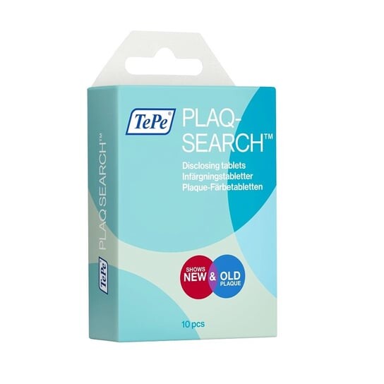 картинка Индикатор зубного налета, 10 таблеток. TePe, PlaqSearch от магазина Одежда+