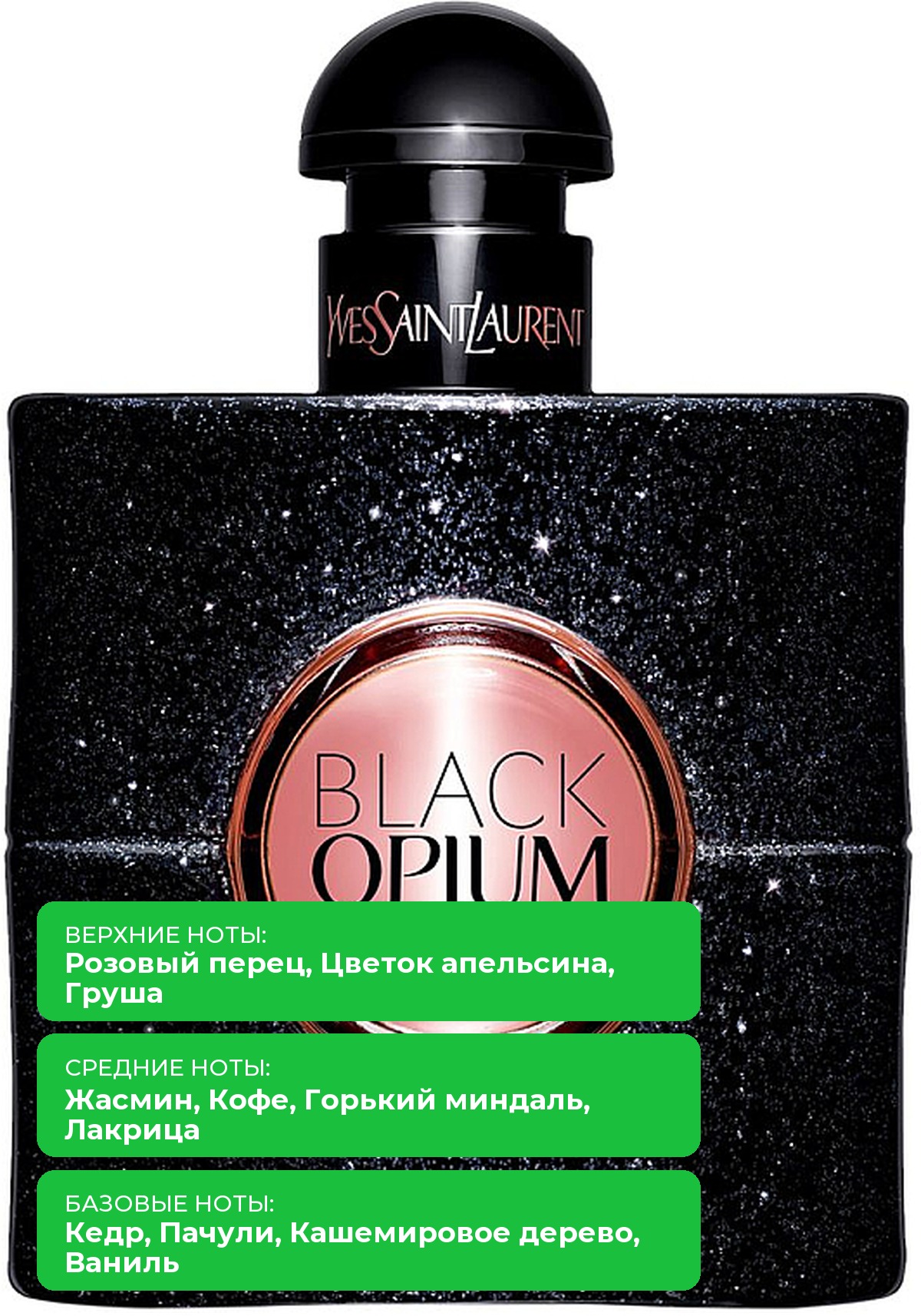 картинка Yves Saint Laurent Black Opium: Парфюмерная вода для женщин от магазина Одежда+