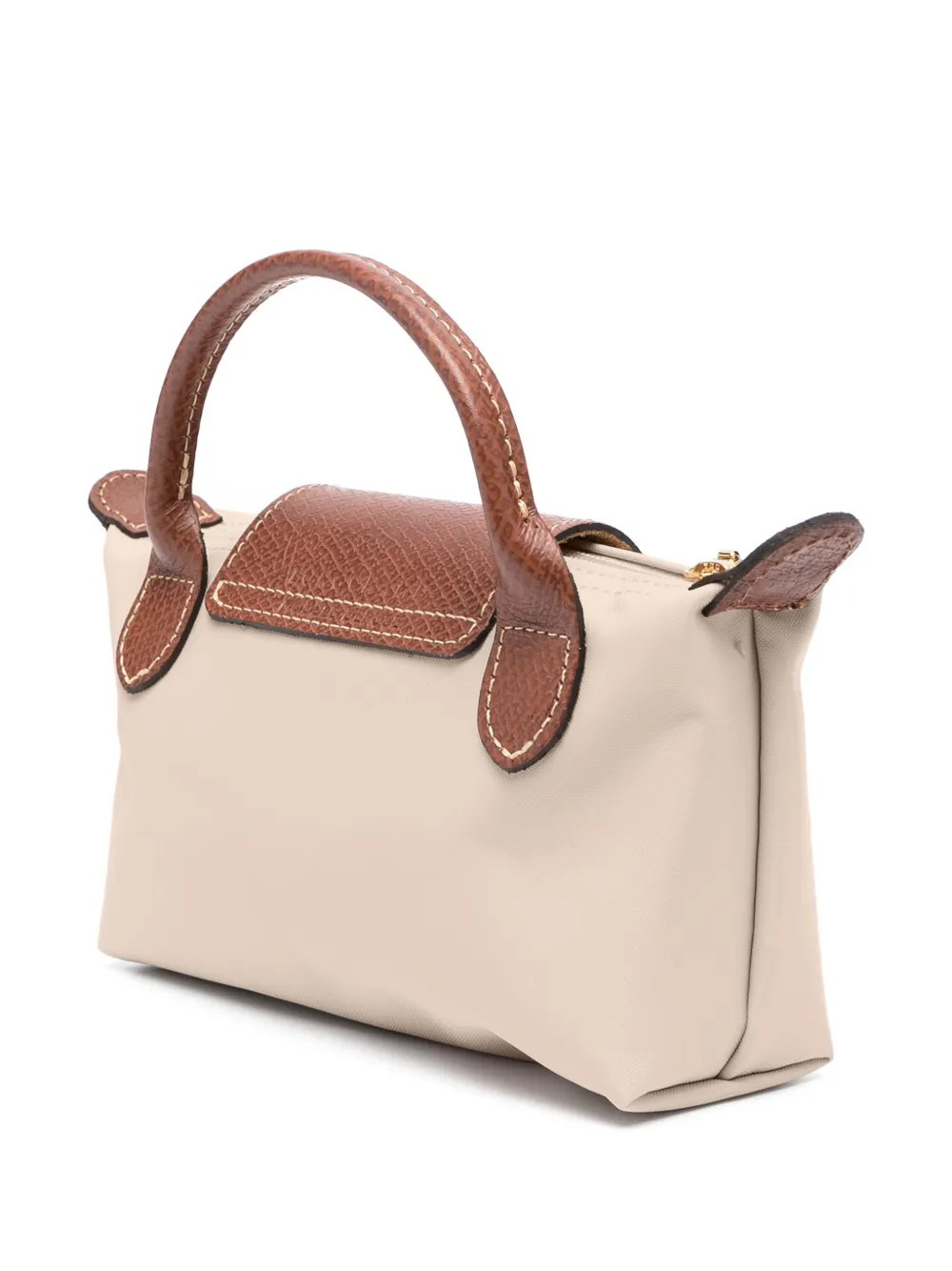 картинка Сумка Longchamp Le Pliage Original Pouch, кремового цвета от магазина Одежда+