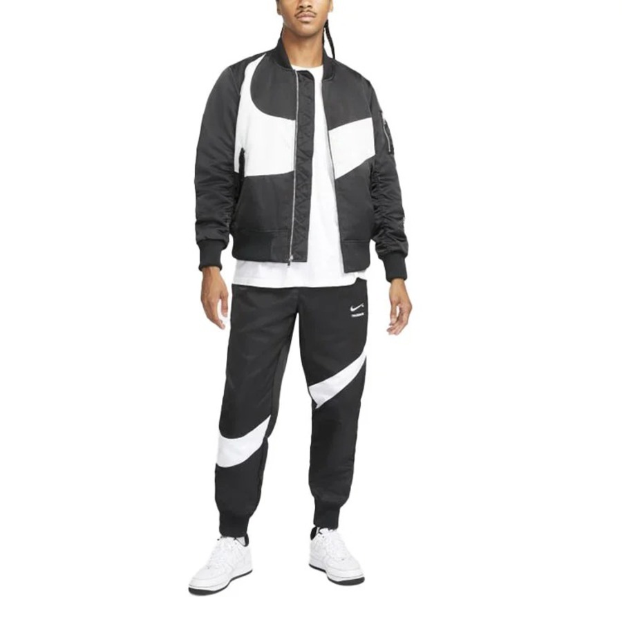 картинка Двусторонний бомбер Nike Swoosh Therma-FIT, черный от магазина Одежда+
