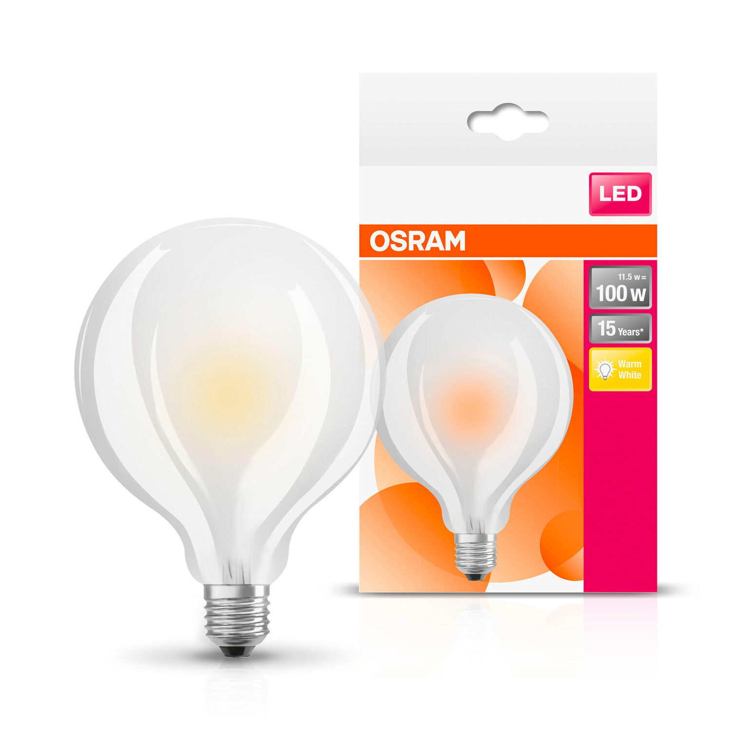 картинка Светодиодная лампочка Osram, 9,5 см, белый от магазина Одежда+