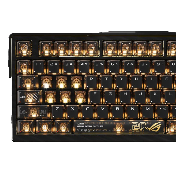 картинка Беспроводная игровая клавиатура ASUS ROG 20th Edition Azoth Extreme (черная) от магазина Одежда+