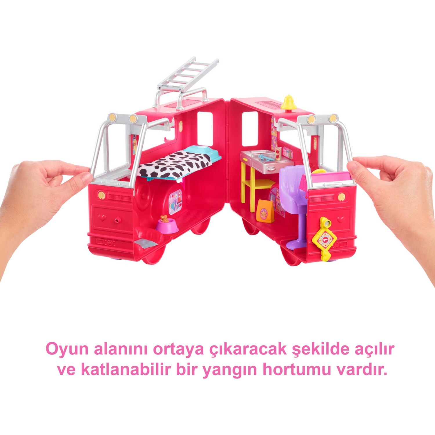 картинка Игровой набор Barbie Chelsea Fire Truck HCK73 от магазина Одежда+