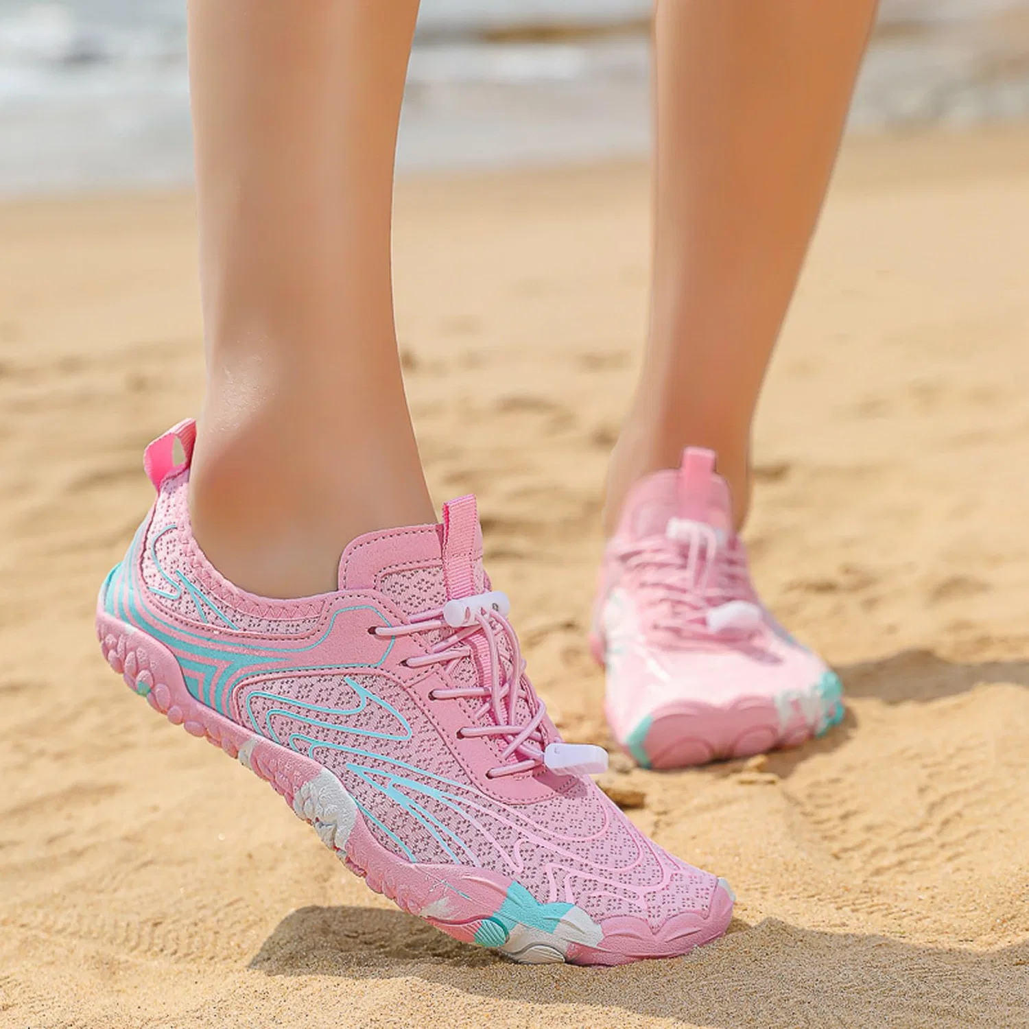 картинка Мужские водонепроницаемые тапочки с быстросохнущим верхом RYTEJFES, Pink от магазина Одежда+