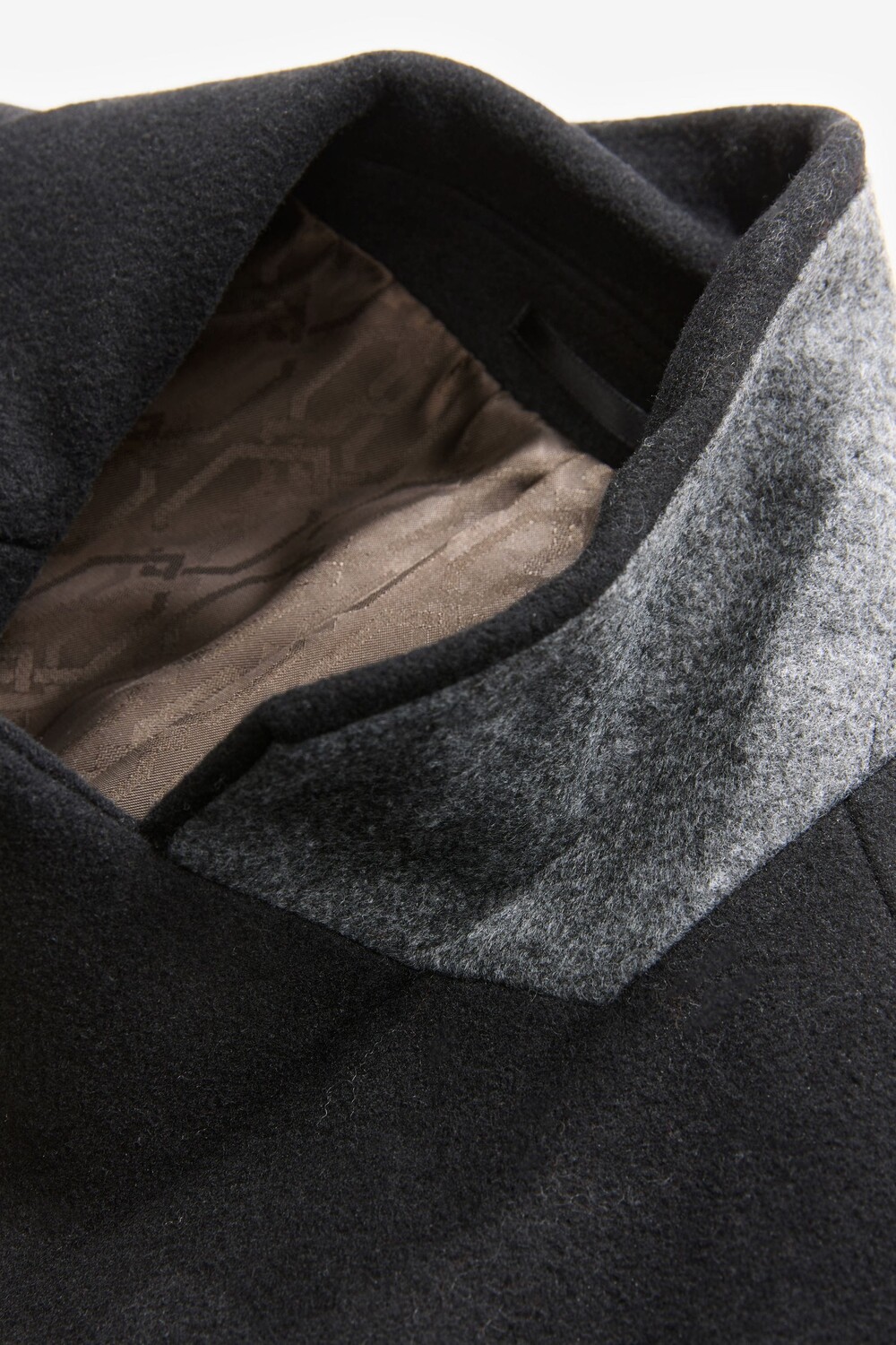 картинка Пальто Next Epsom with wool, черный от магазина Одежда+