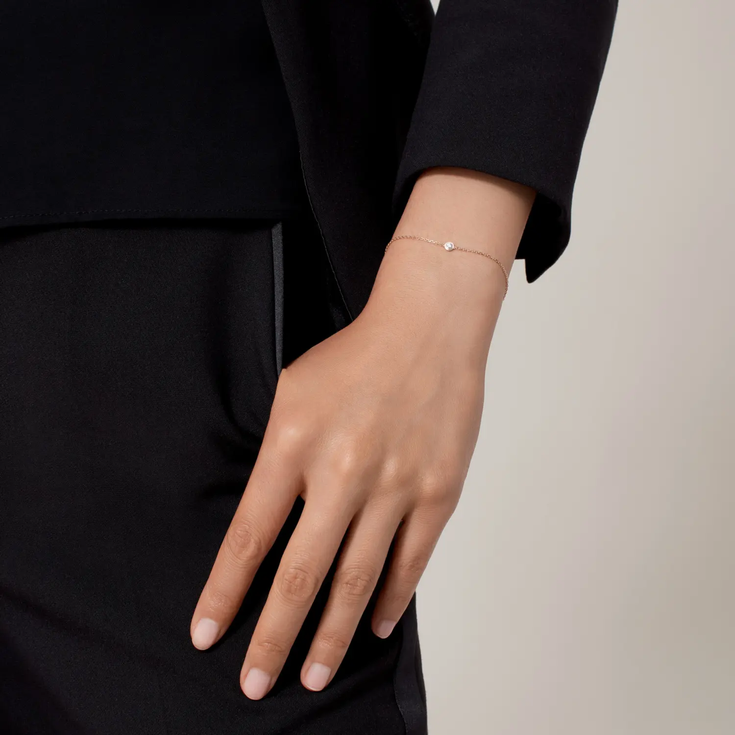 картинка Браслет Cartier d'Amour Mini из розового золота с бриллиантом от магазина Одежда+