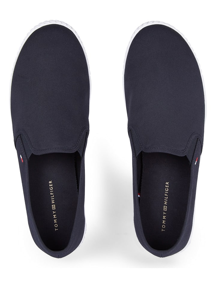 картинка Тапочки Tommy Hilfiger Shoes Slipper, цвет Dunkelblau/Weiß от магазина Одежда+