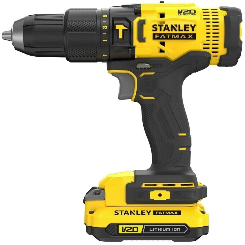 картинка Дрель электрическая Stanley SCD711C2K + аккумулятор, зарядное устройство от магазина Одежда+