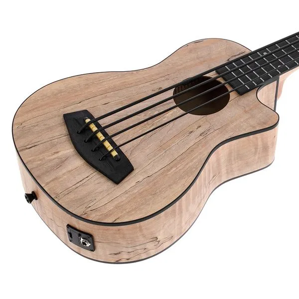 картинка Бас-укулеле Harley Benton UkeBass Spalted Maple, Natural от магазина Одежда+