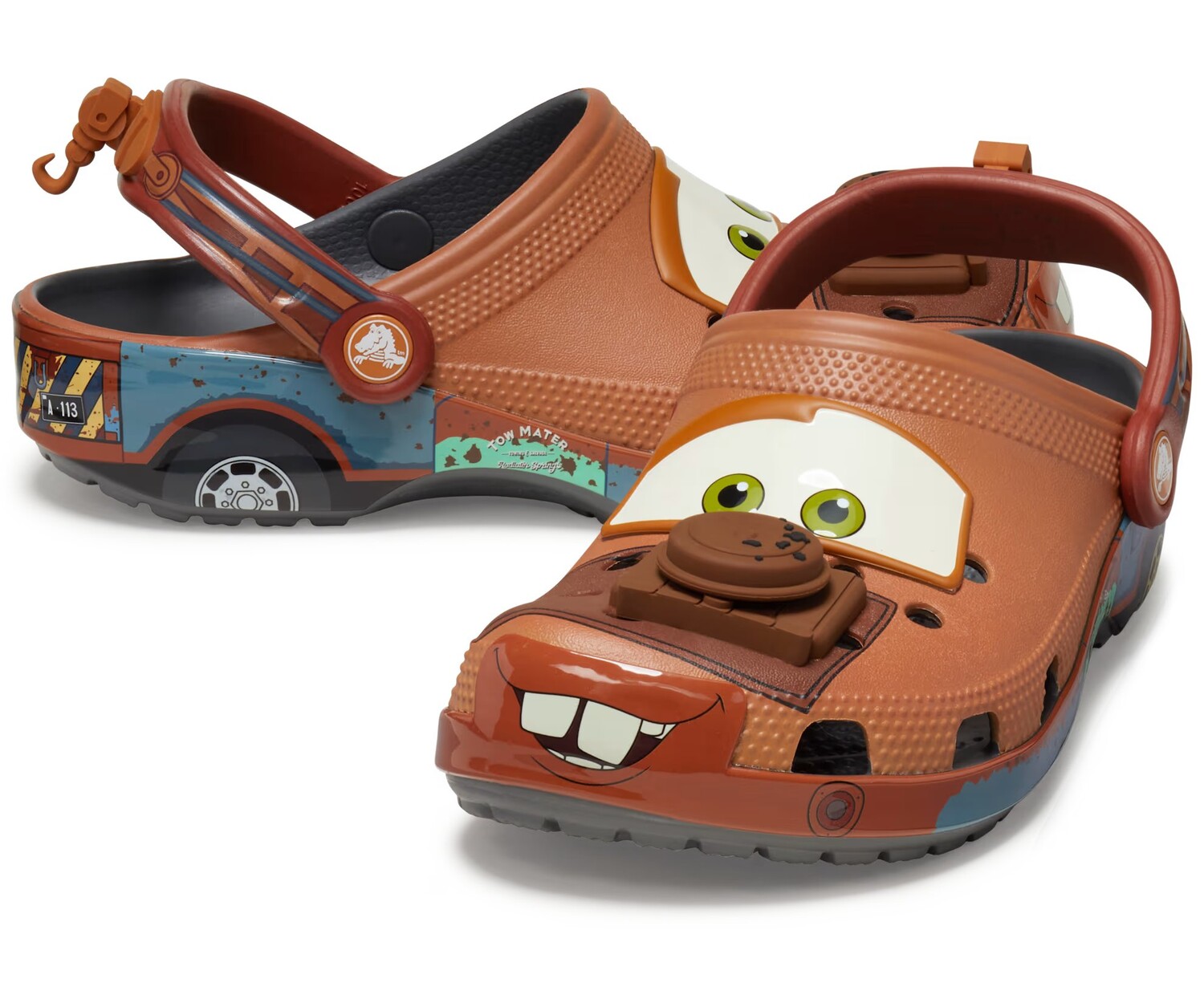 картинка Сабо детские Crocs Classic Disney And Pixar Cars, коричневый от магазина Одежда+