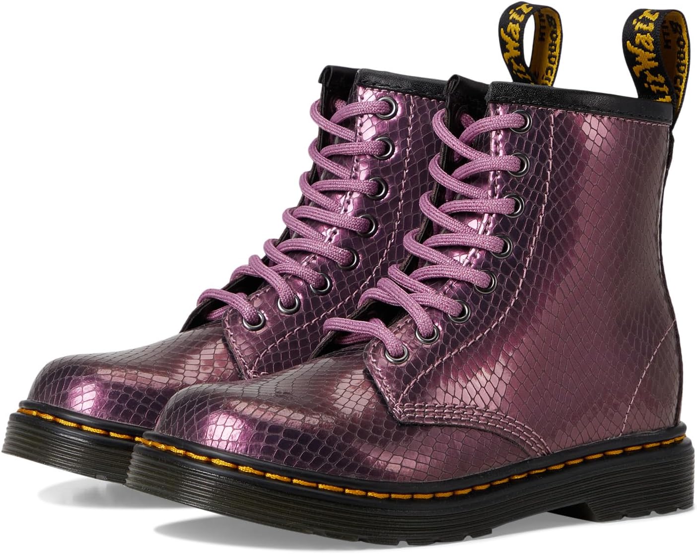 картинка Ботинки Dr. Martens 1460 Softy T унисекс для детей, розовый от магазина Одежда+